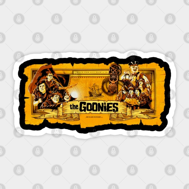 The Goonies Sticker by SAN ART STUDIO 